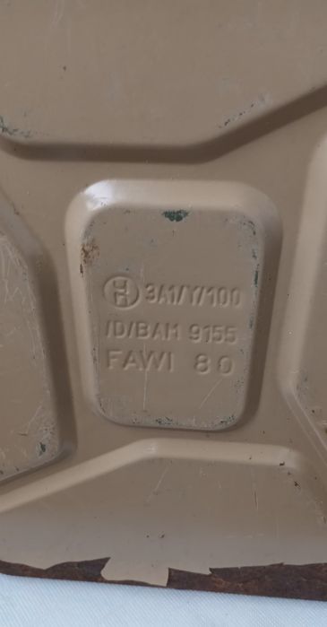 Jerrican militar vintage