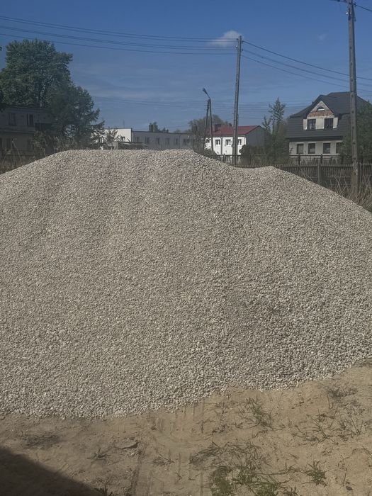 Kamien plukany 8-16 zwir otoczak transport