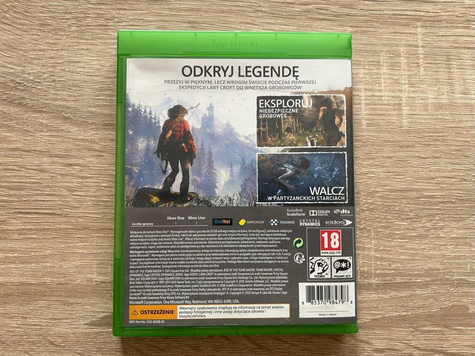 Rise of the Tomb Raider - Xbox One / Xbox Series X - PL - stan Używany
