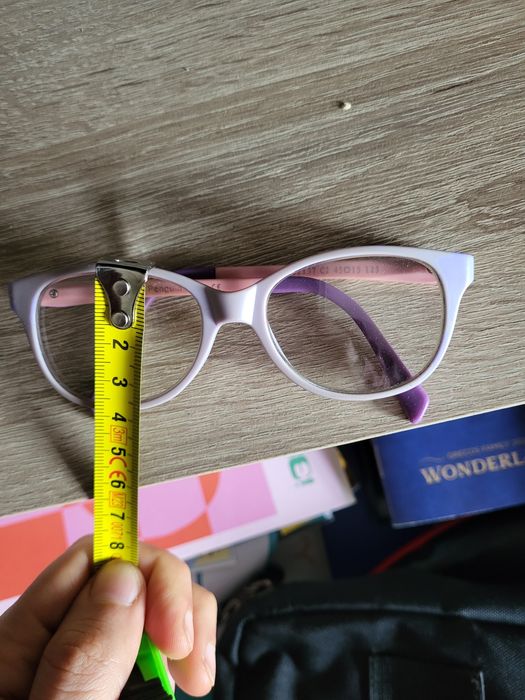 Okulary korekcyjne elastyczne oprawki dziewczęce 5-7 lat