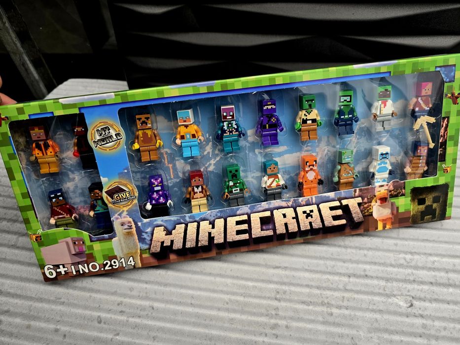 Duży super zestaw figurek Minecraft HIT nowe