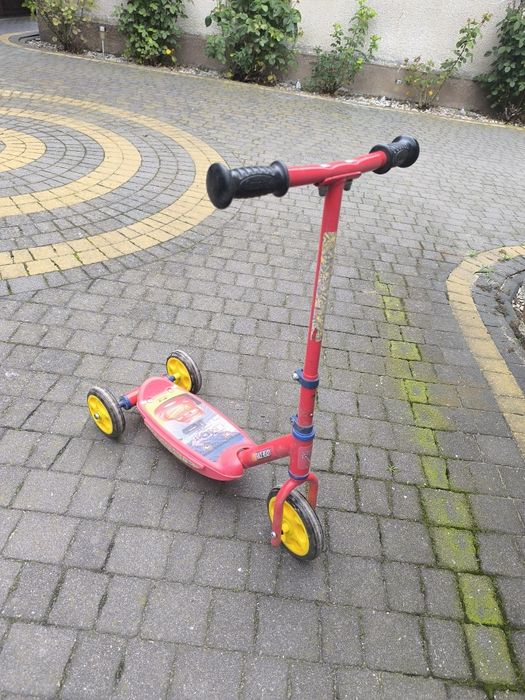 Hulajnoga dziecięca 3-kołowa zygzak McQueen