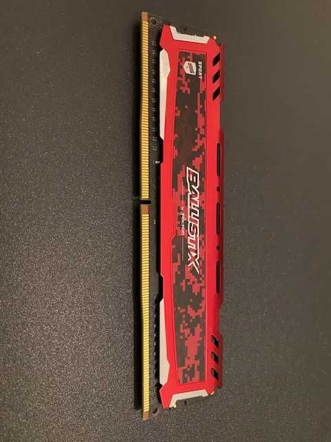 Memória Crucial Ballistix Sport LT Red 16GB DDR4