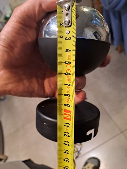 Lampa sufitowa z 4 kinkietami