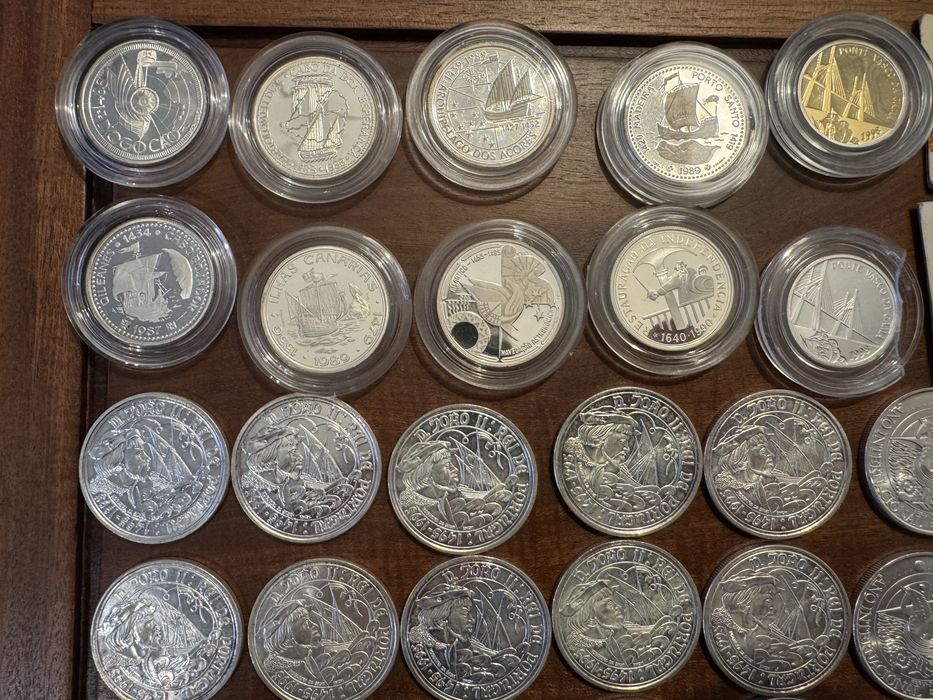 Coleção de Moedas de Prata