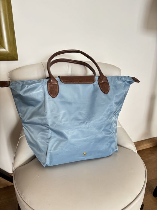Mala/ saco Tote de vor azul claro