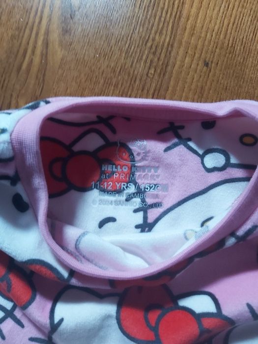 Polarowa piżama Hello Kitty wiek 11-12 lat