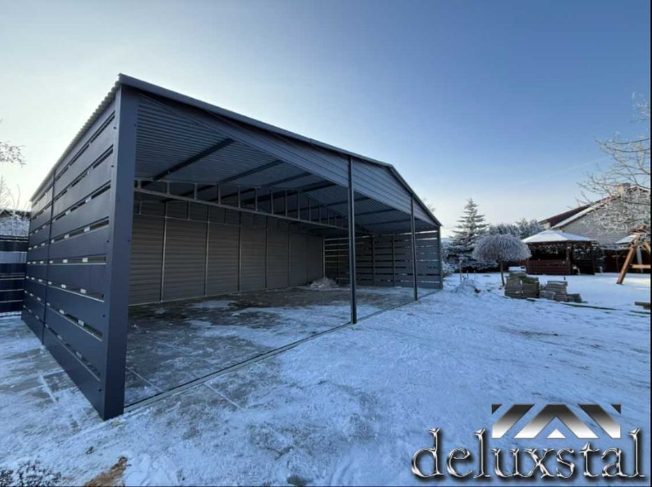 Wiata garazowa carport 6x5,6x6,9x5,9x6