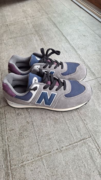 Nowe New Balance 574 NB buty skóra skórzane 40 25cm chłopięce damskie