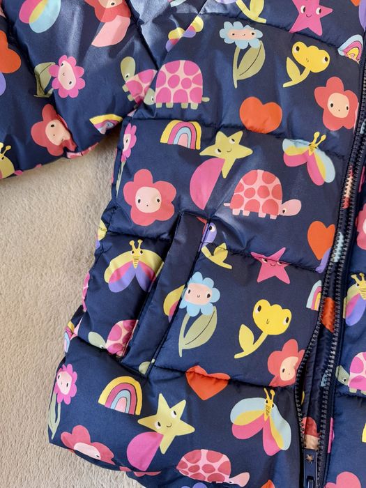 Тепла куртка Next на флісі 4-5 років 110р