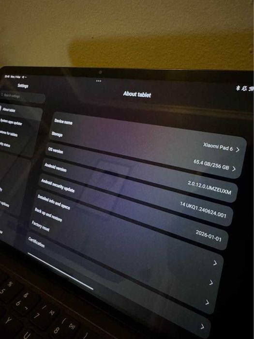 Tablet Xiaomi Pad 6 - 8GB RAM, 256GB Armazenamento com capa/teclado