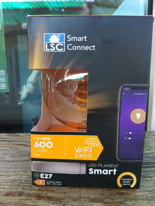 Смарт розумна LED лампа WiFi з Европи Amazon