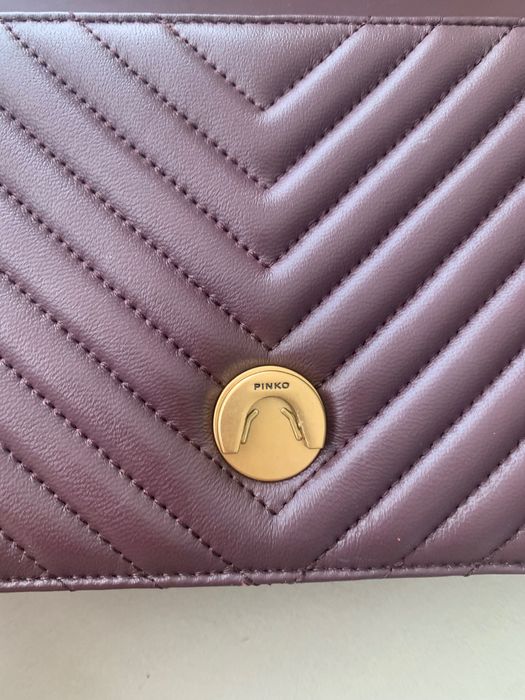 Torebka Pinko bordowa
