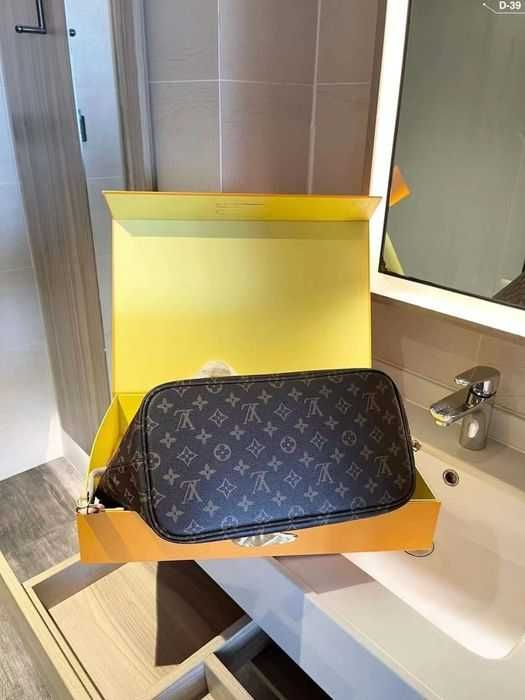 Louis Vuitton Neverfull Torebka damska torba, skóra od reki