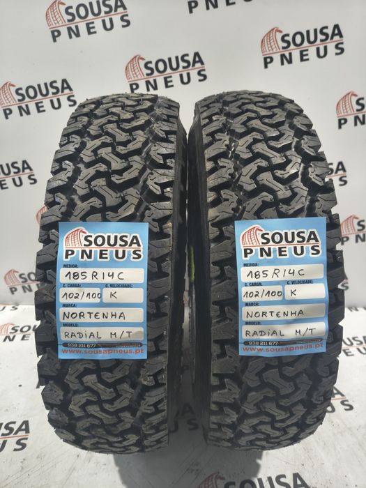 2 pneus Nortenha 185R14C 4x4 - Oferta dos Portes