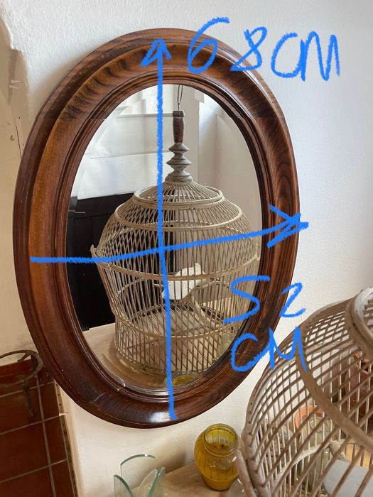 Espelho redondo vintage