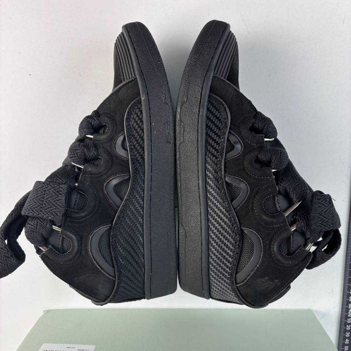 (БЕЗ ПЕРЕДОПЛАТИ)Lanvin Curb Sneakers ланвін карб снікерс чорні опіум