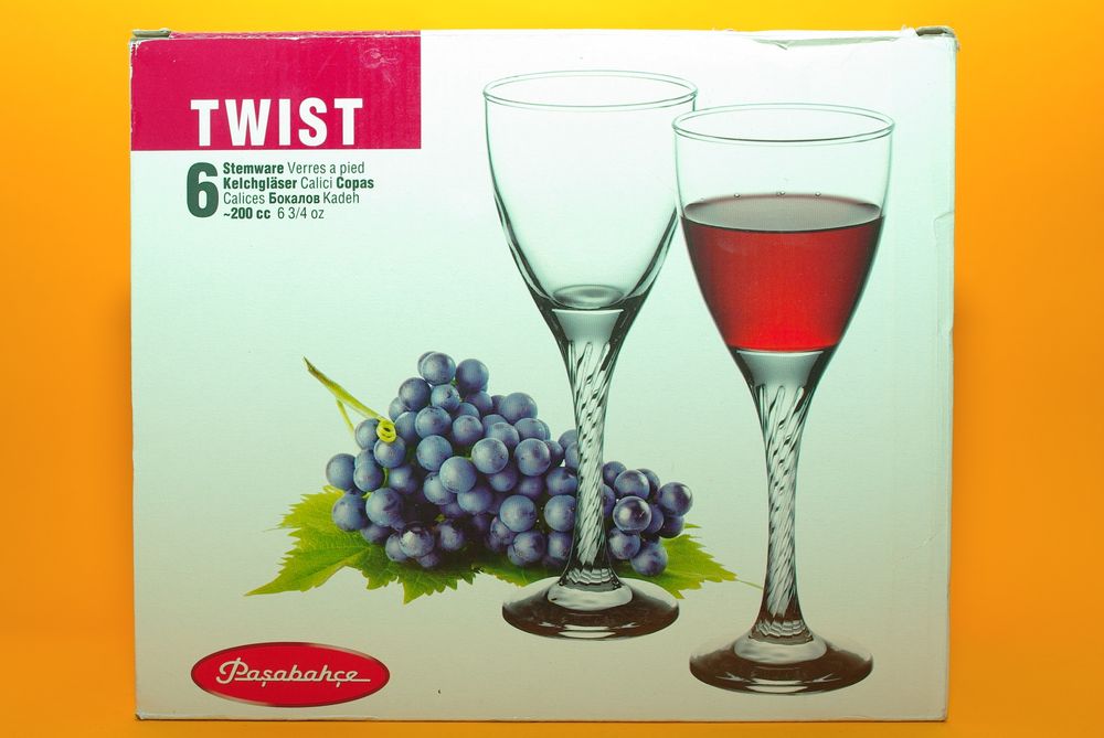 Бокалы стеклянные для вина