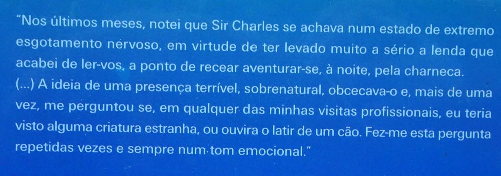 O Cão dos Baskervilles de Arthur Conan Doyle