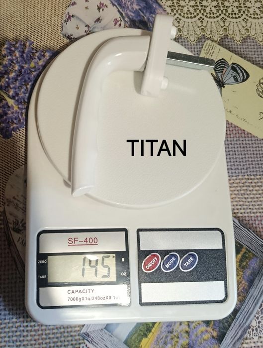 Ручка оконная ASTEX Antey, Titan белая.
