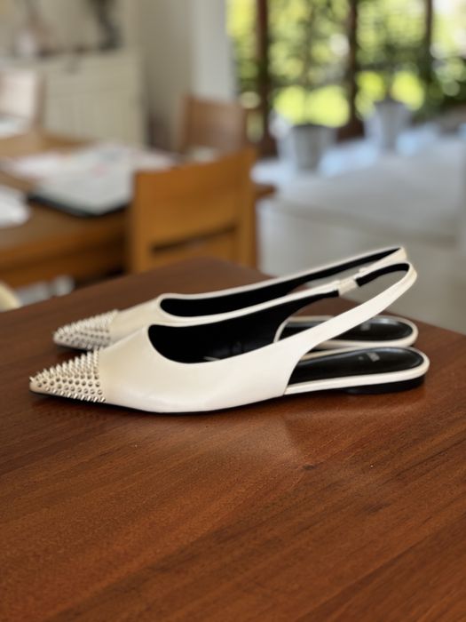 Baleriny ZARA białe