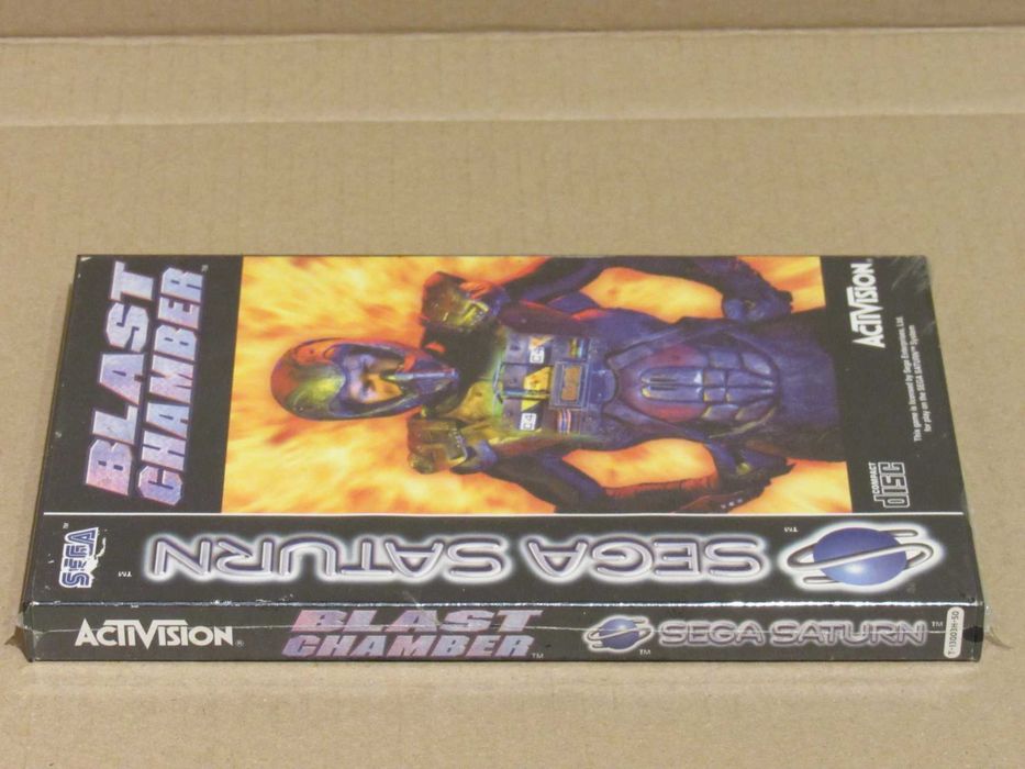 Jogo Sega Saturn Blast Chamber novo selado
