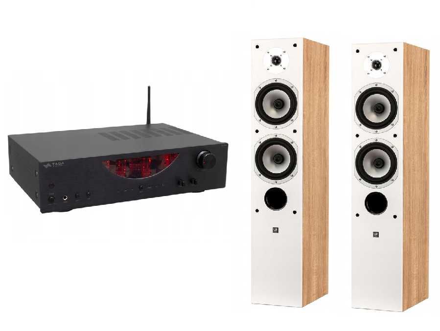 zestaw kolumny Wilson SIX J. Góra+ Wzmacniacz Taga HTA-800B +5m kabla