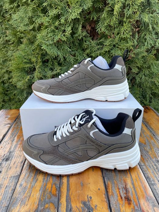 Мужские кроссовки calvin klein (ck men's sneakers olive) 9us (42eu)