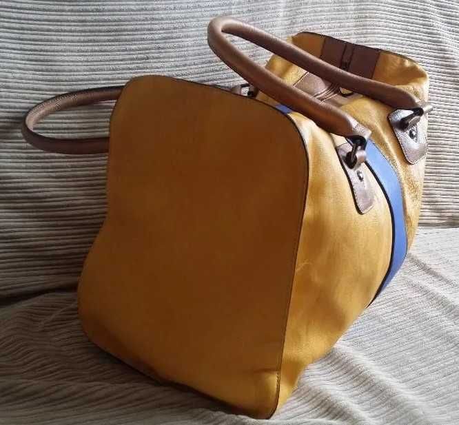 Torba Asos skóra ekologiczna  cudne kolory nowa!