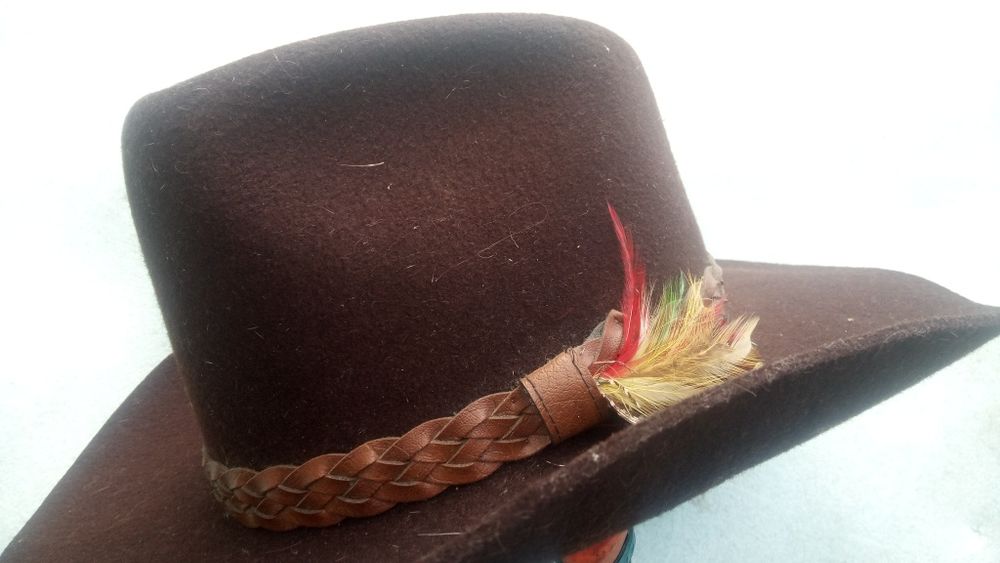 Kapelusz obwód 56,5 cm Canada Bilmore Western filc jazda konna kamizel
