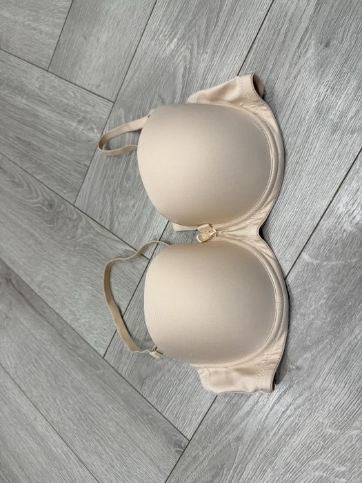 Biustonosz stanik samonośny beż nude gładki Nipplex 80b
