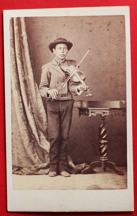 Músico ambulante, CDV (Reserva PB)