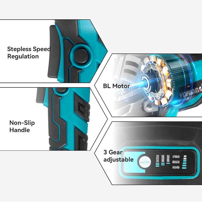 Rebarbadora 125mm  - OFERTA DE 3 DISCOS E MALA
