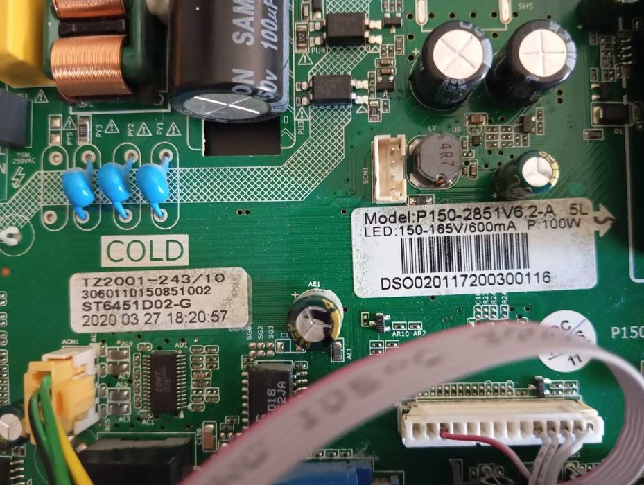 P150-2851V6.2 Silver  IP-LE409213 Main Board 65P