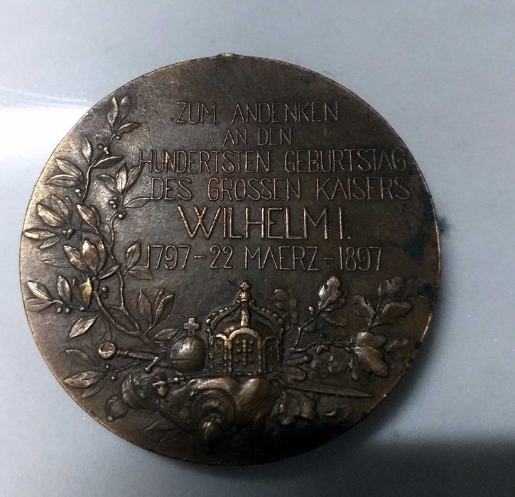 Medal Wilhelm I der Grosse Deutscher Kaiser Koenig von Preusen