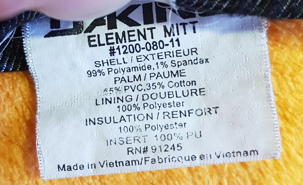 Варежки сноубордические Dakine element mitt