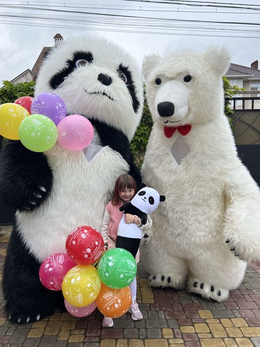 Белый мишка одесса.Аниматоры Одесса.Панда.Гусь Обнимусь.Стич поздравле