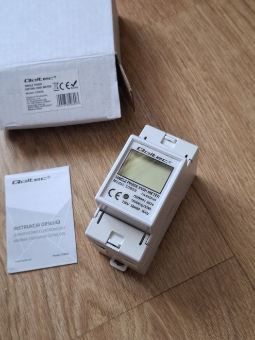 Licznik prądu energi elektrycznej 1 fazowy