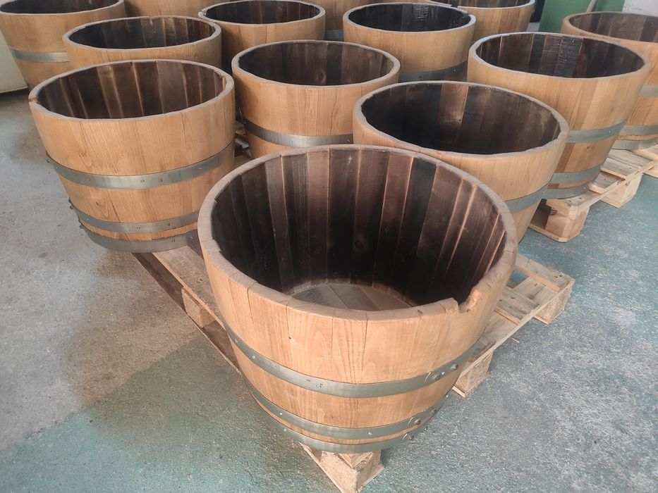 Vasos de madeira / Celhas de madeira