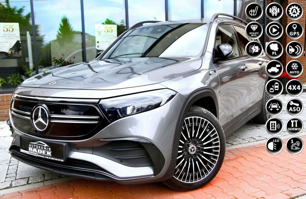 Mercedes-Benz EQB Salon PL|Bezwyp|Serwis ASO|4 Matic|Alcantara| 1 Właściciel|GWARANCJA