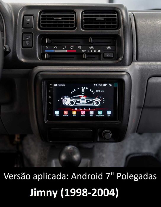 (NOVO) Rádio 2DIN • SUZUKI Jimny (1998 até 2018) • Android GPS 4+64GB