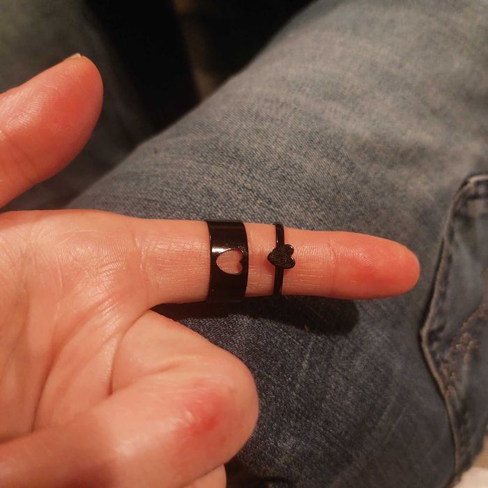 Komplet pierscionkow