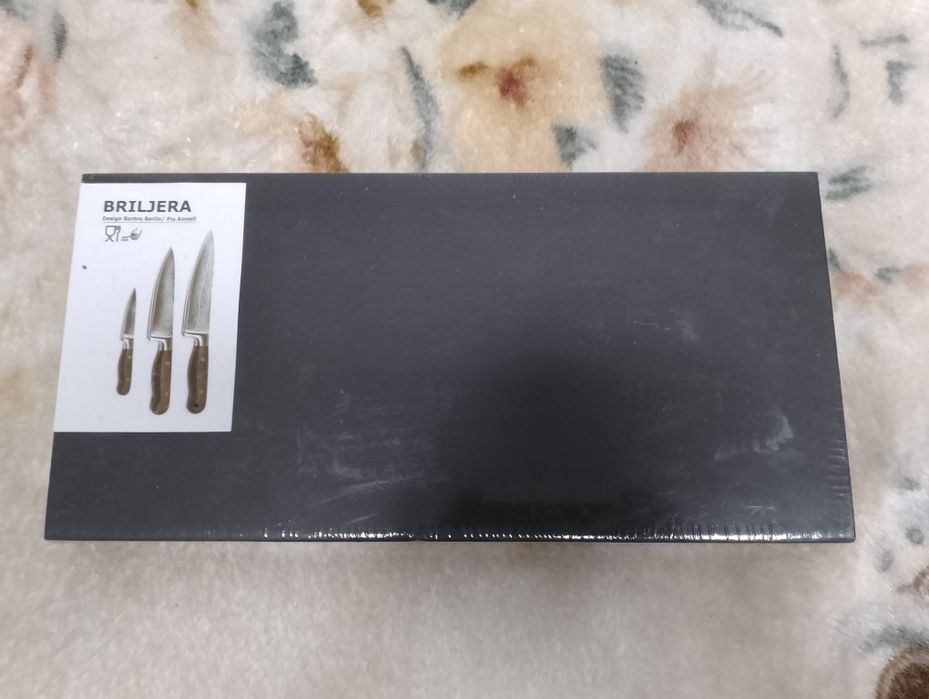 Profesjonalny Zestaw noży IKEA w drewnianym futerale