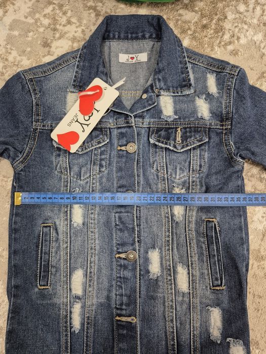 Джинсовка на дівчинку