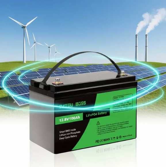 Акумулятор LiFePO4 12.8v 100ah літій-залізо-фосфатна з БМС