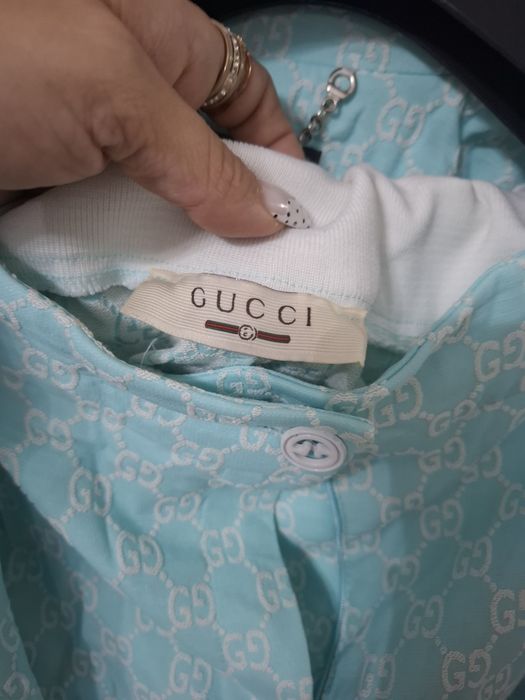 Obłędny komplet Gucci miętowy