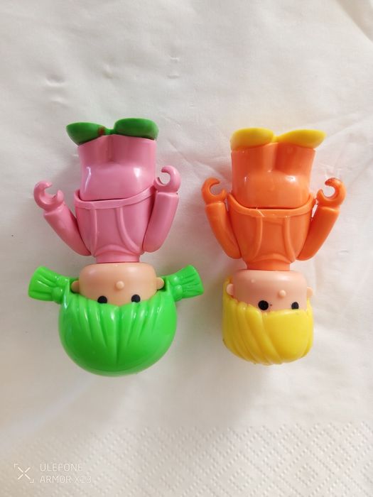 Dois bonecos Pinypom anos 90