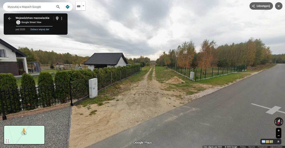 Działka budowlana Sokolnik / Mrozy, 970 m2