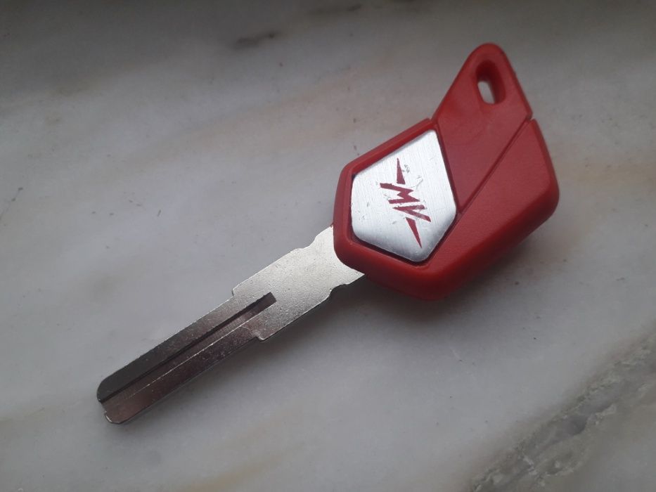 Chave moto embrio chip virgem