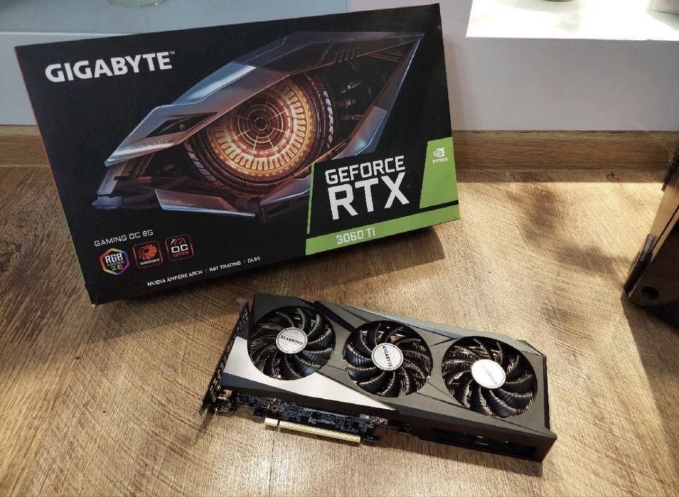 RTX 3060 Ti  GIGABYTE Gaming 8gb ( гарантия rozetka)